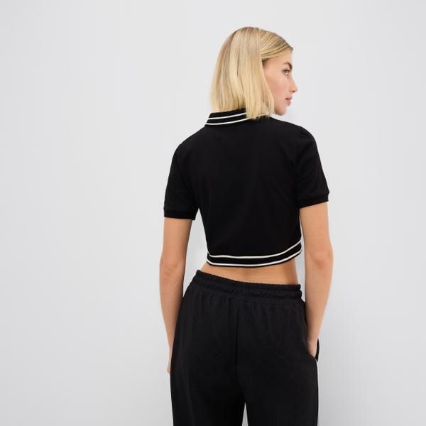 Ellesse Women's Trixie Cropped Polo Black