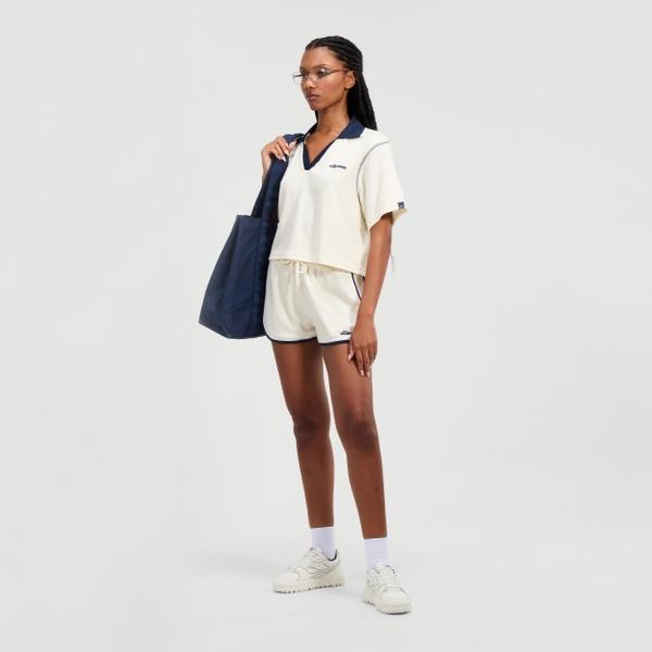 ellesse Women's Valeti Cropped Shirt Off White