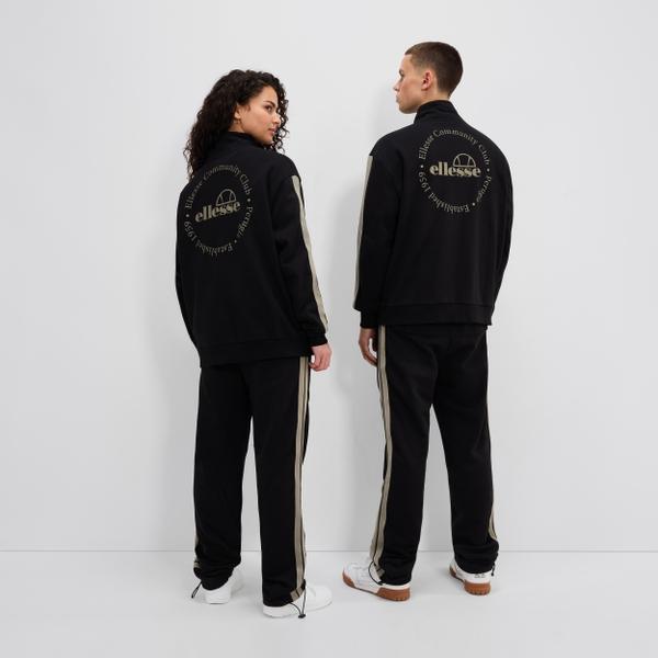 ellesse Zaragoza 1/2 Zip Track Top Black