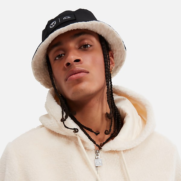 ellesse Tomorrowland X ellesse Bucket Hat Black/Cream