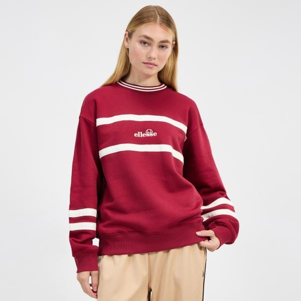 Ellesse Women's Marchi Sweatshirt Burgundy/Off White
