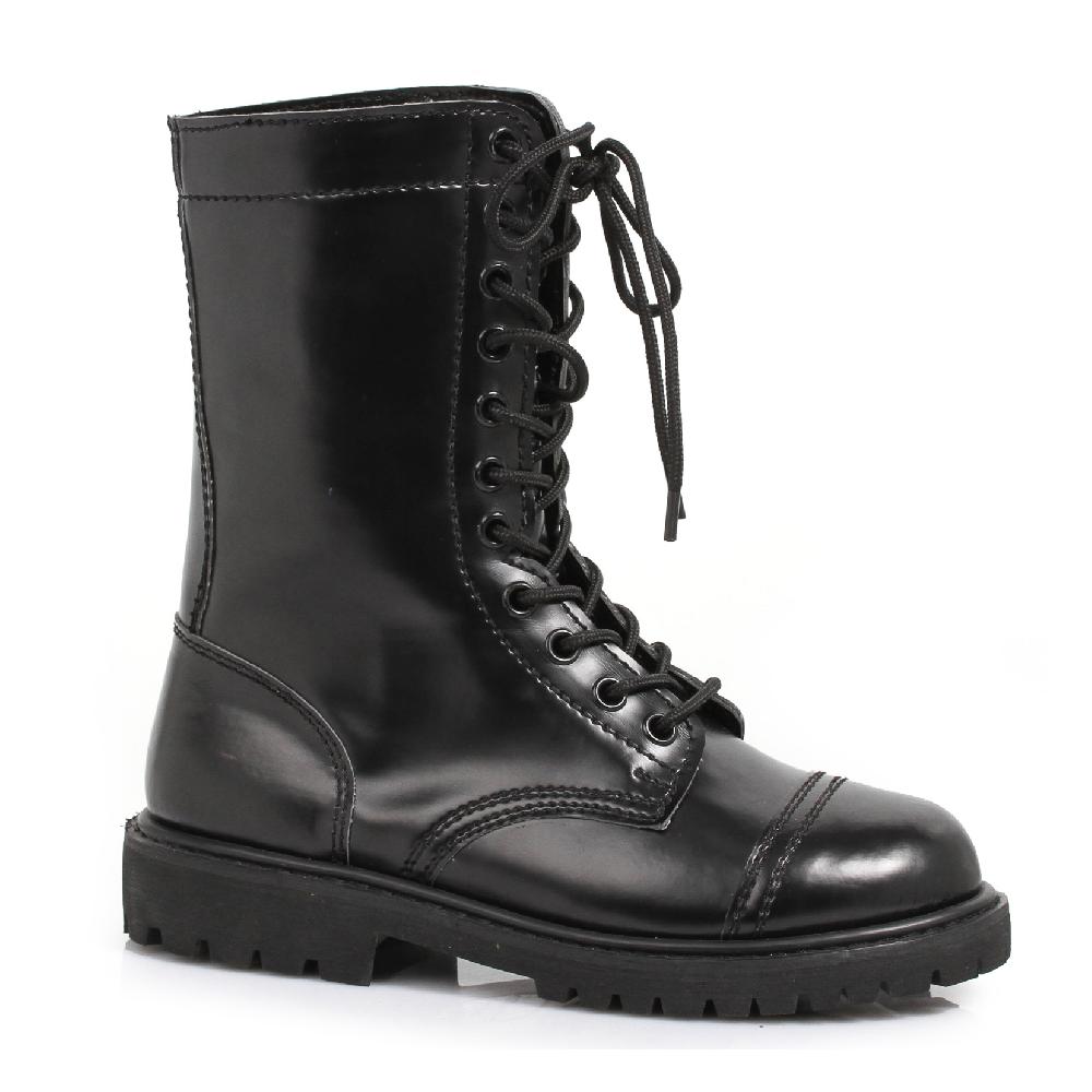 ellis curtain 1" Ankle Women's Combat Boot with Laces