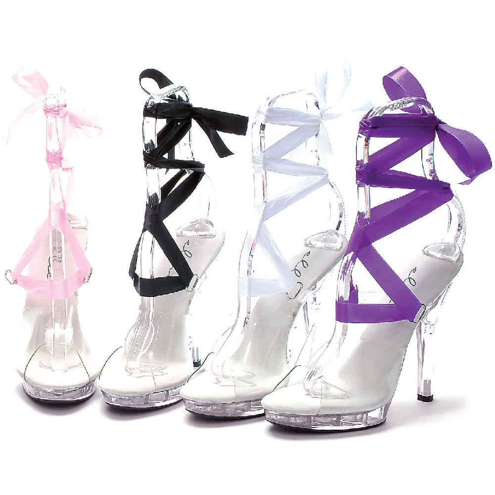 Ellis Curtain 5" Heel Sandal W/ 7 Interchangeable Ribbons