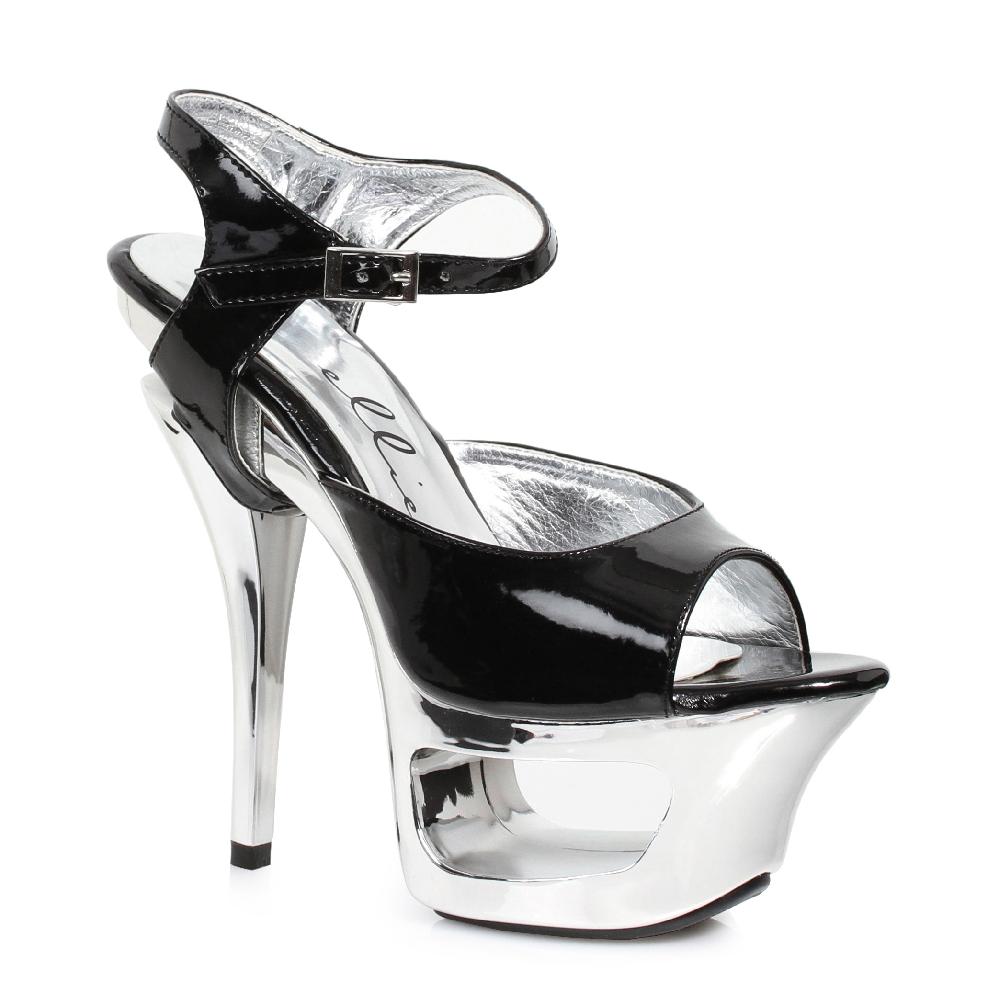 Ellis Curtain 6" Cut Out Platform With Detachable Ankle Strap