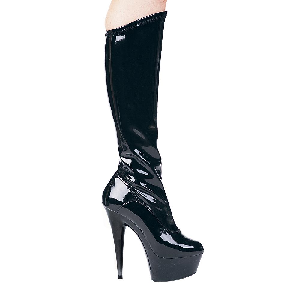 Ellis Curtain 6" Pointed Stiletto Stretch Knee Boot W/Zipper