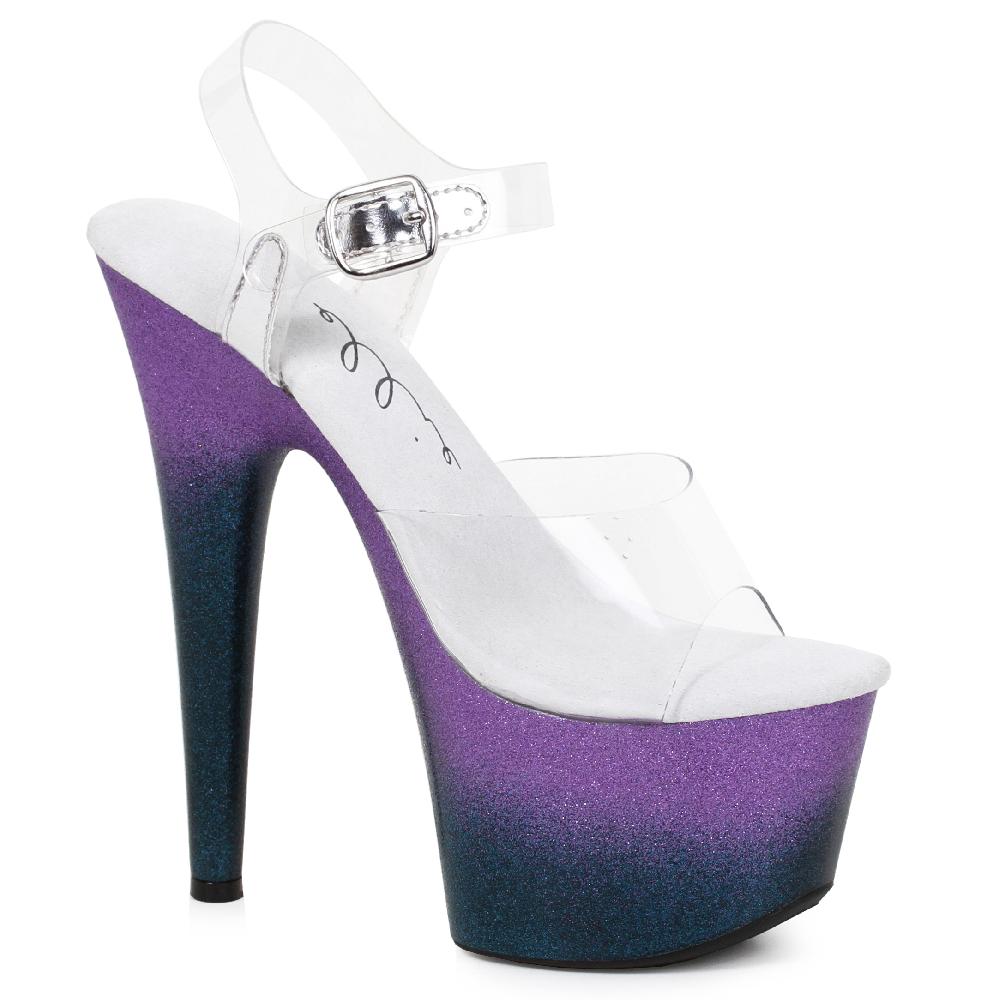 ellis curtain 7" Pointed Stiletto Sandal With Ombre Platform