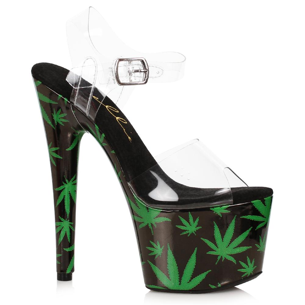 ellis curtain 7" Stiletto Sandal W/ Marijuna Platform