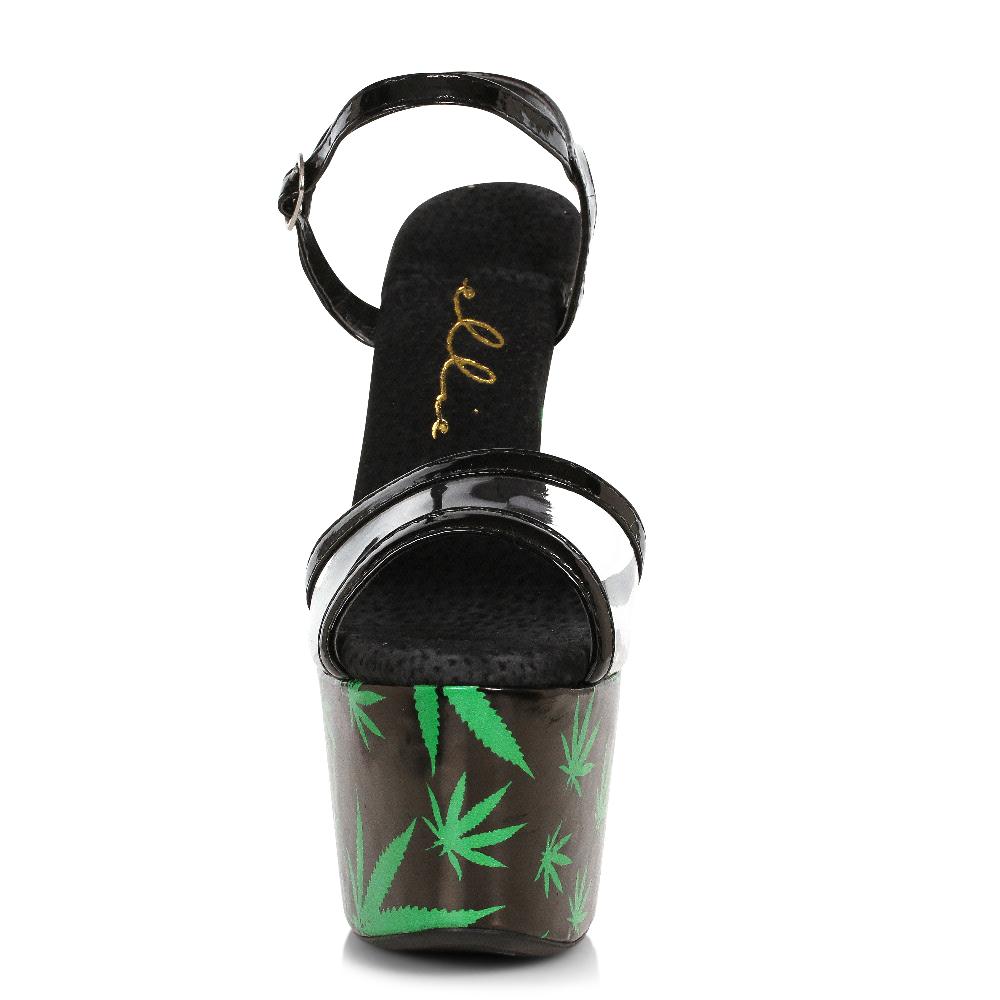 Ellis Curtain 7" Stiletto Sandal With Marijuna Platform