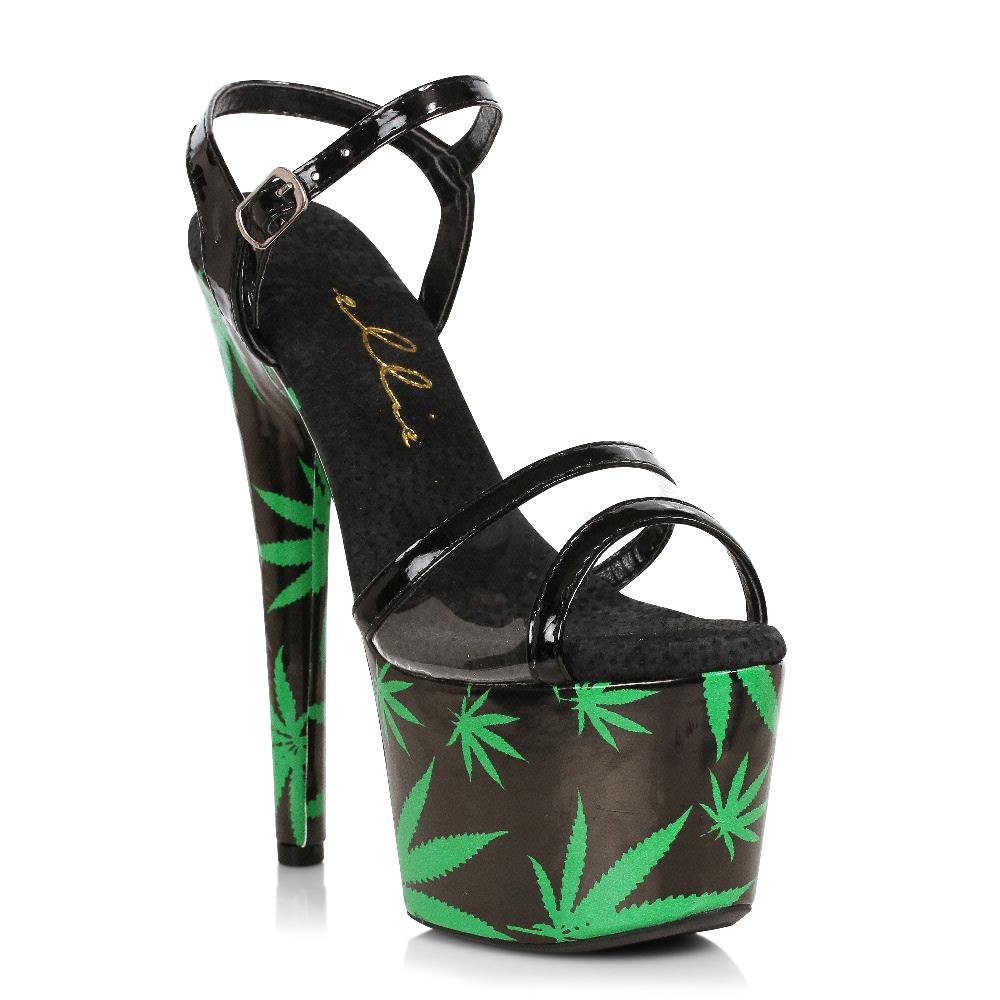 ellis curtain 7" Stiletto Sandal With Marijuna Platform