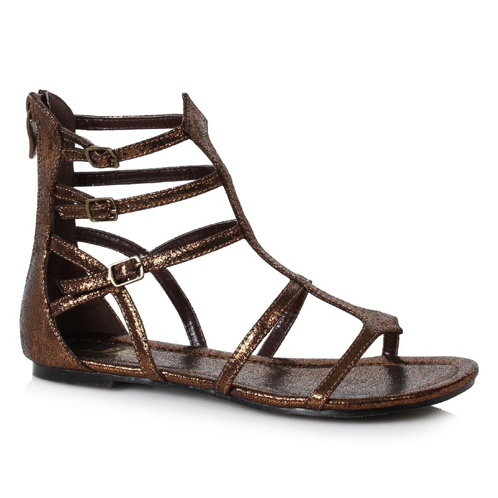 ellis curtain 0" Gladiator Flat Sandal