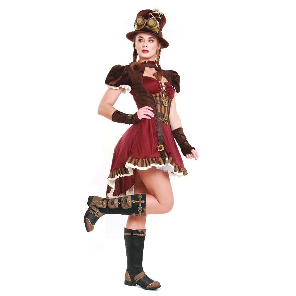 Ellis Curtain 1 Inch Womens Steam Punk Boot