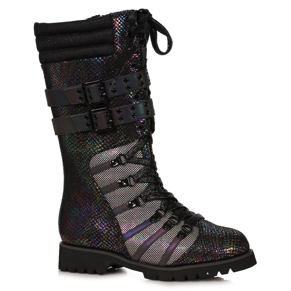 Ellis Curtain 1 Inch Womens Steam Punk Boot
