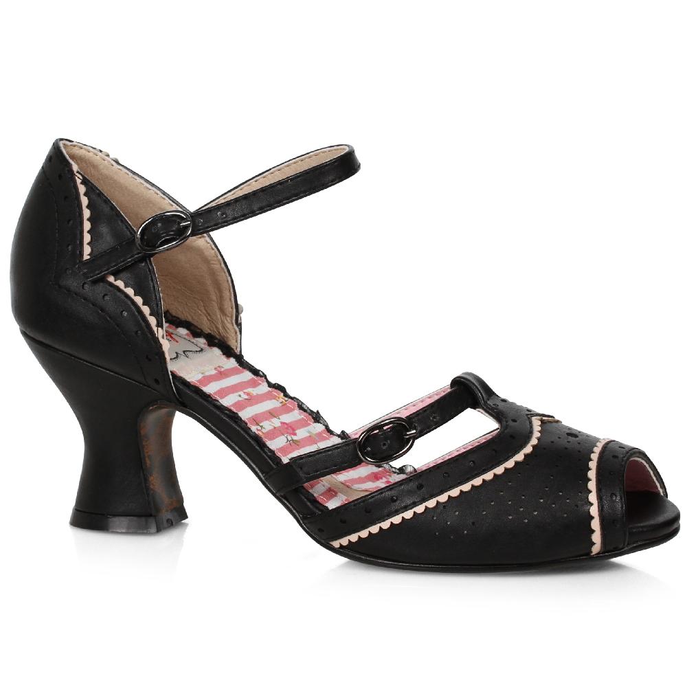 ellis curtain 2.5" Two Toned T-Strap Peep Toe Shoe