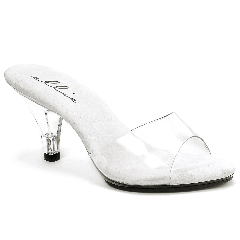 Ellis Curtain 3" Heel Clear Mule