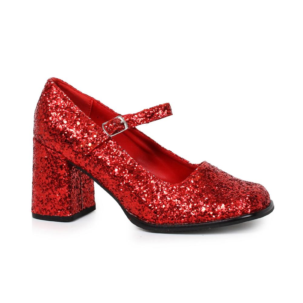 Ellis Curtain 3" Heel Mary Jane Glitter Shoes