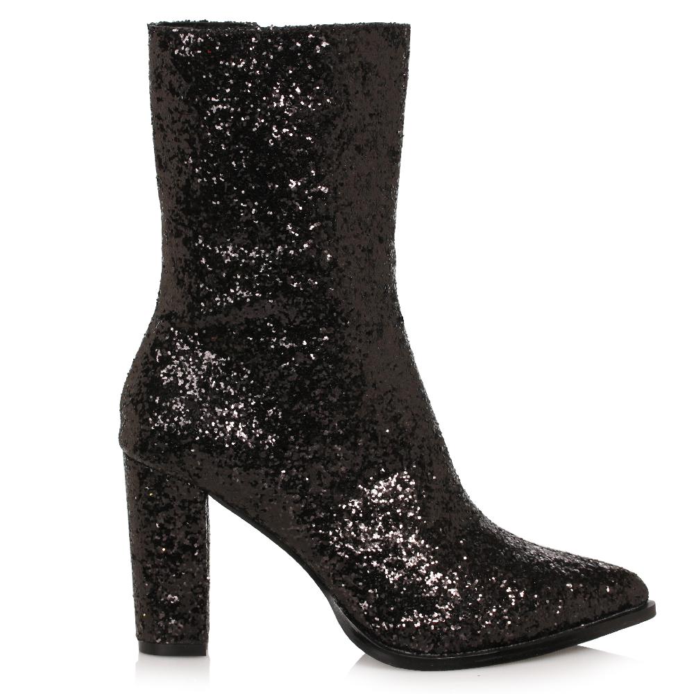 Ellis Curtain 3" Womens Glitter Gogo Calf Boot