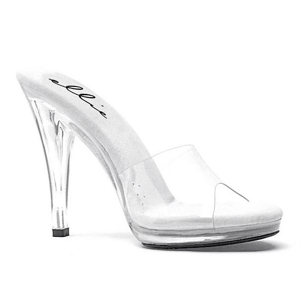 ellis curtain 4.5" Heel Clear Mule