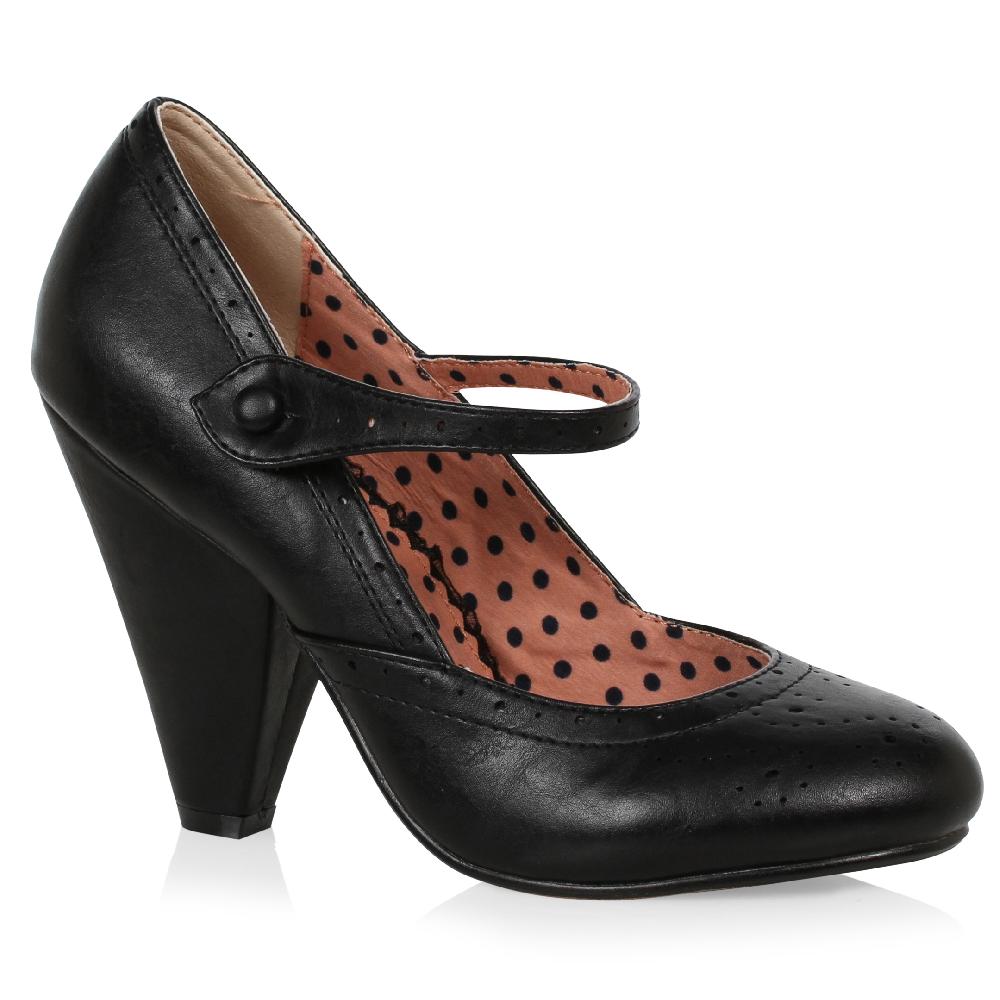 ellis curtain 4" Cone Heel Maryjane Shoe