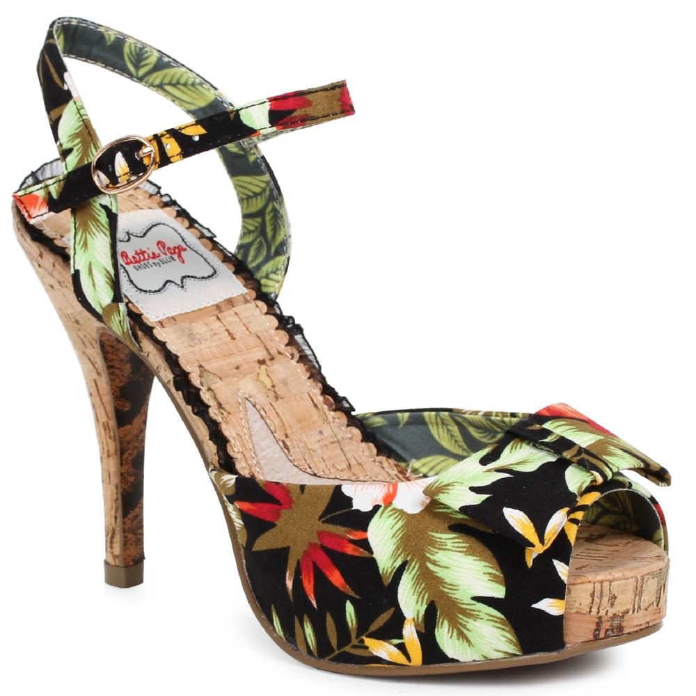 Ellis Curtain 4" Floral Cork Pump