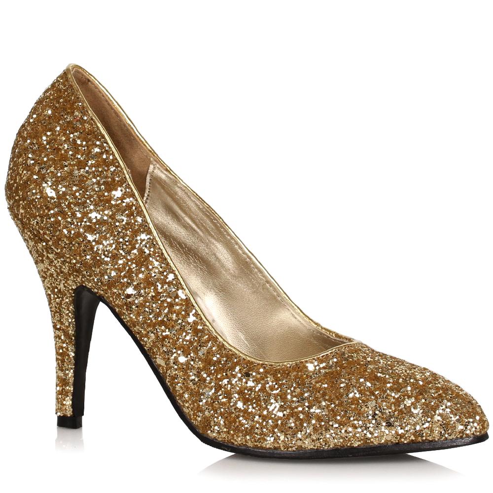 Ellis Curtain 4" Glamorous Glitter Pump