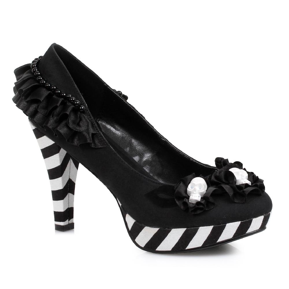 Ellis Curtain 4" Heel Flower W/ Skull Pump