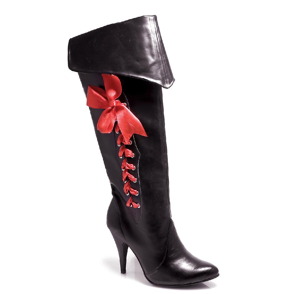Ellis Curtain 4" Heel Pirate Boot W/3 Ribbons