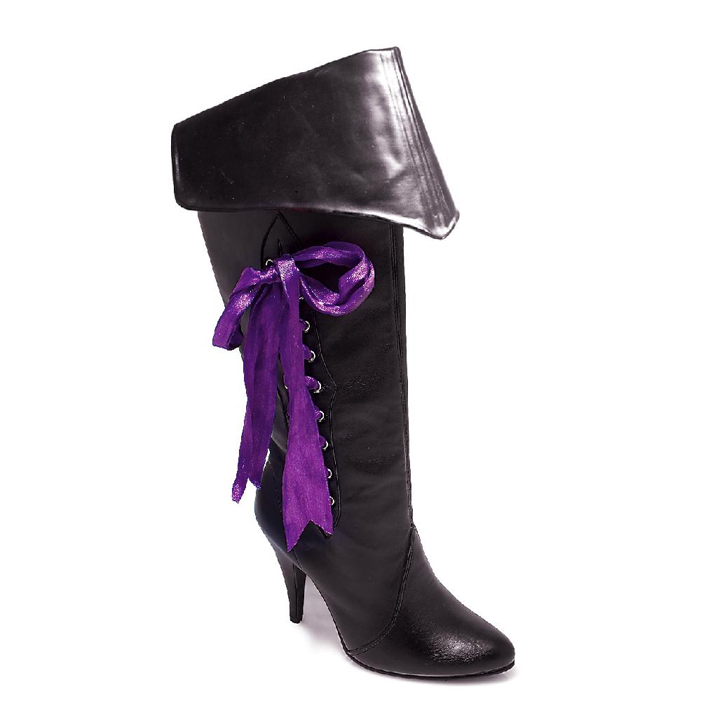 ellis curtain 4" Heel Pirate Boot W/3 Ribbons