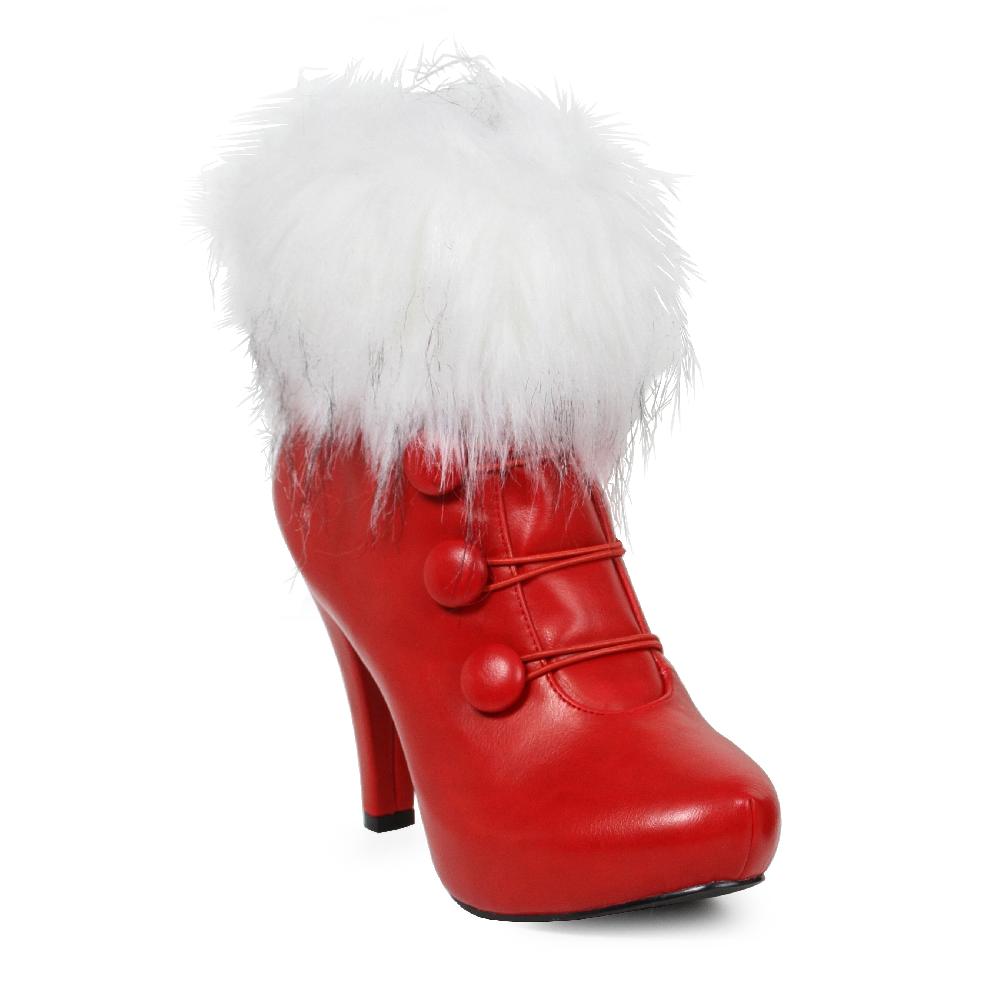ellis curtain 4" Womens Bootie with Faux Fur