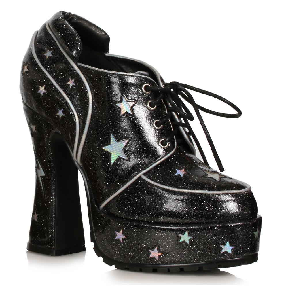Ellis Curtain 5.5" Heel Glitter PU With Stars Shoe