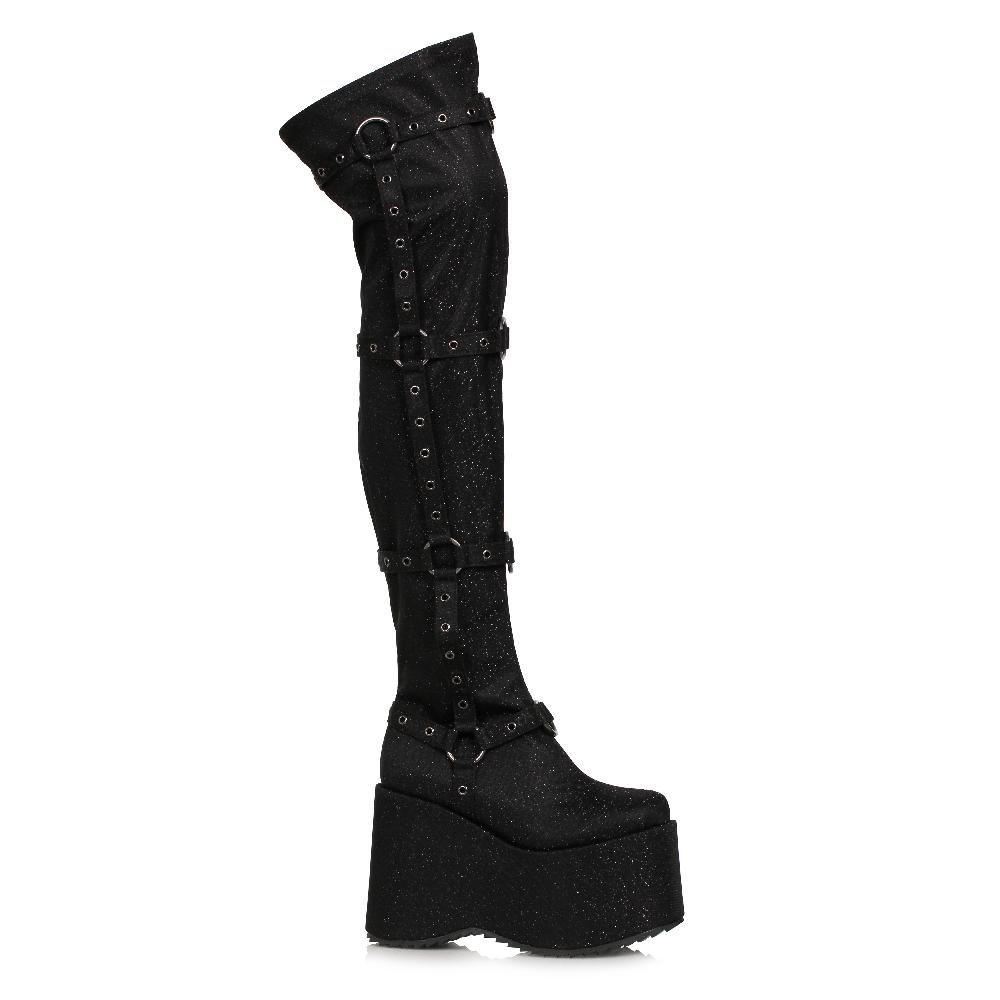 ellis curtain 5" Chunky Heel Platform Boot