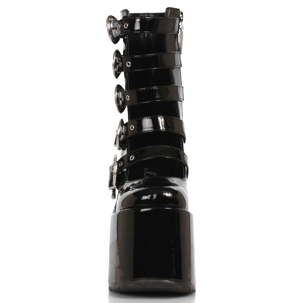 Ellis Curtain 5" Chunky Platform Boot W/Buckles