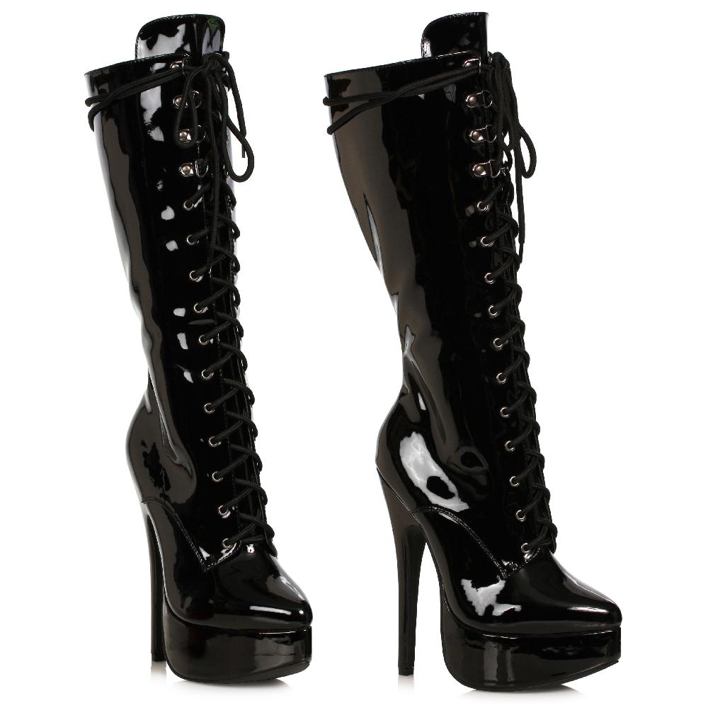 ellis curtain 6.5" Heel Knee Boots W/Zipper