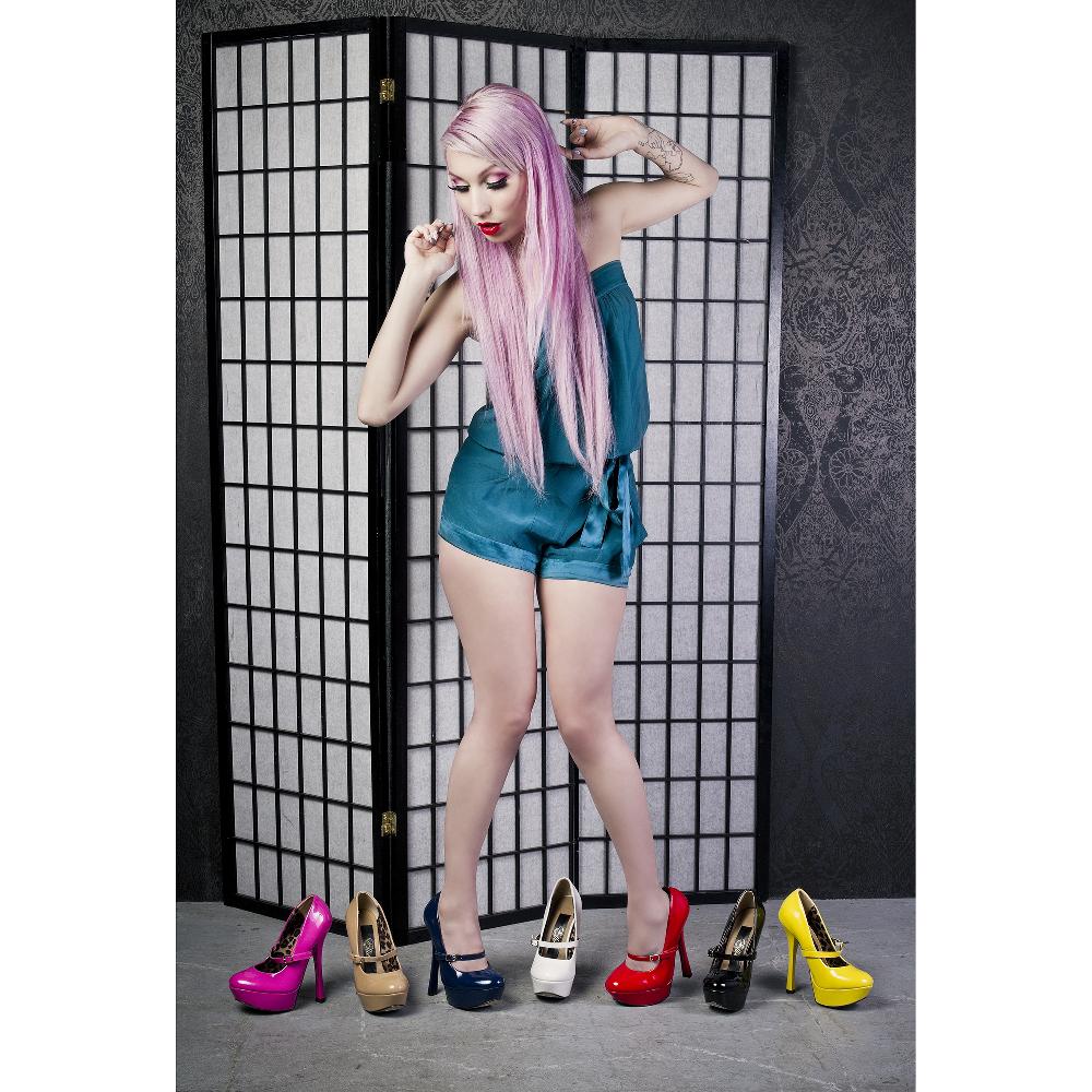 Ellis Curtain 6" Fetish Pump