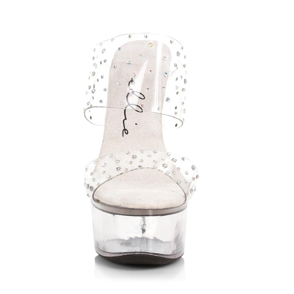Ellis Curtain 6" Heel Clear Sandal