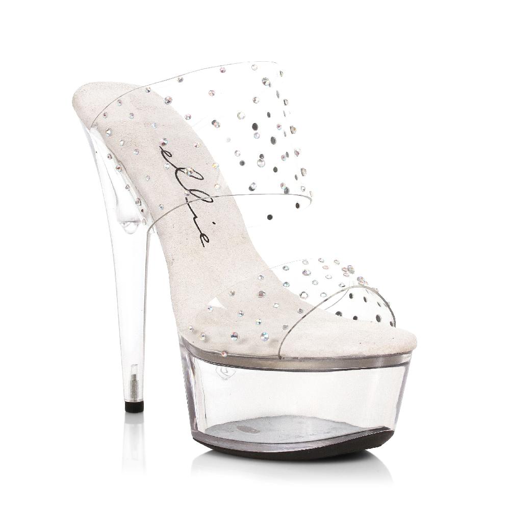 ellis curtain 6" Heel Clear Sandal