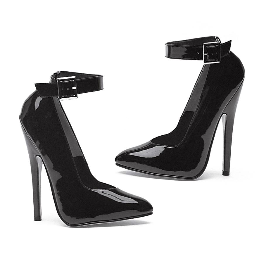 ellis curtain 6" Heel Fetish Pump W/Ankle Strap