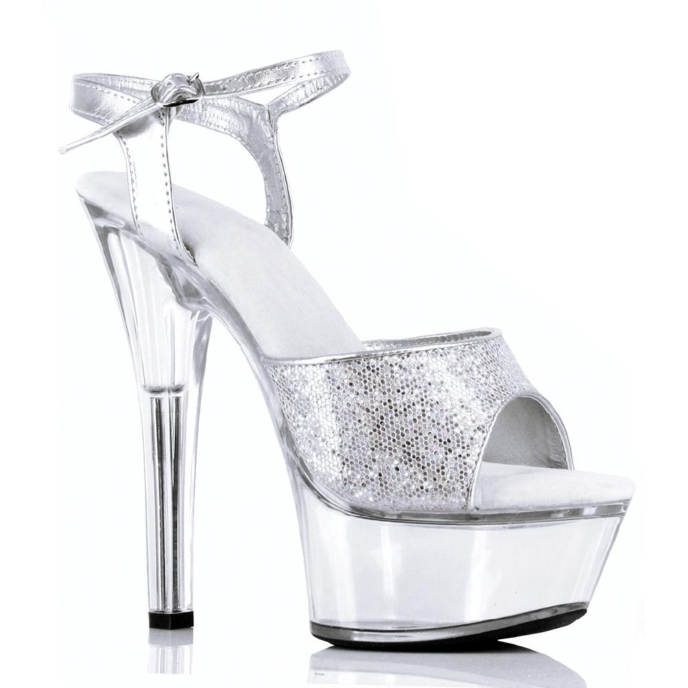 Ellis Curtain 6" Heel Glitter Sandal