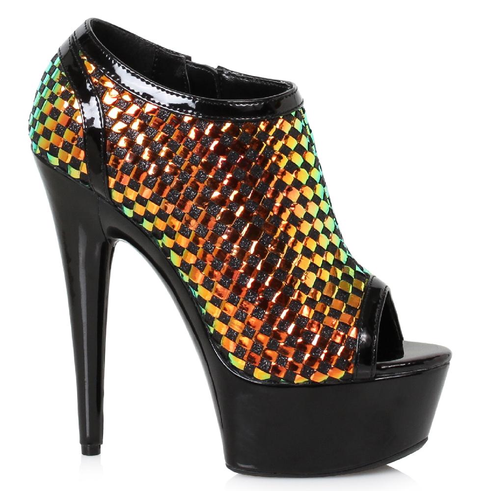 Ellis Curtain 6 Inch Ankle Bootie With Weaves