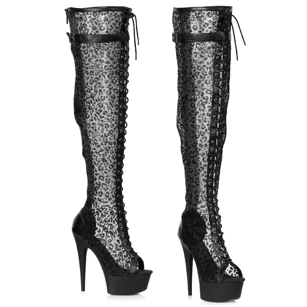 ellis curtain 6" LEOPARD THIGH HIGH BOOT