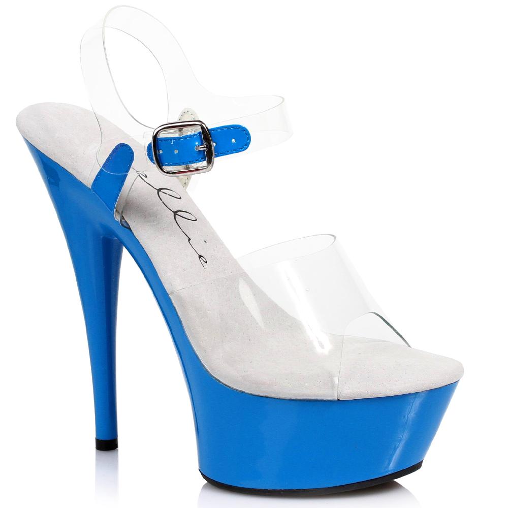 ellis curtain 6" Neon Stiletto Sandal