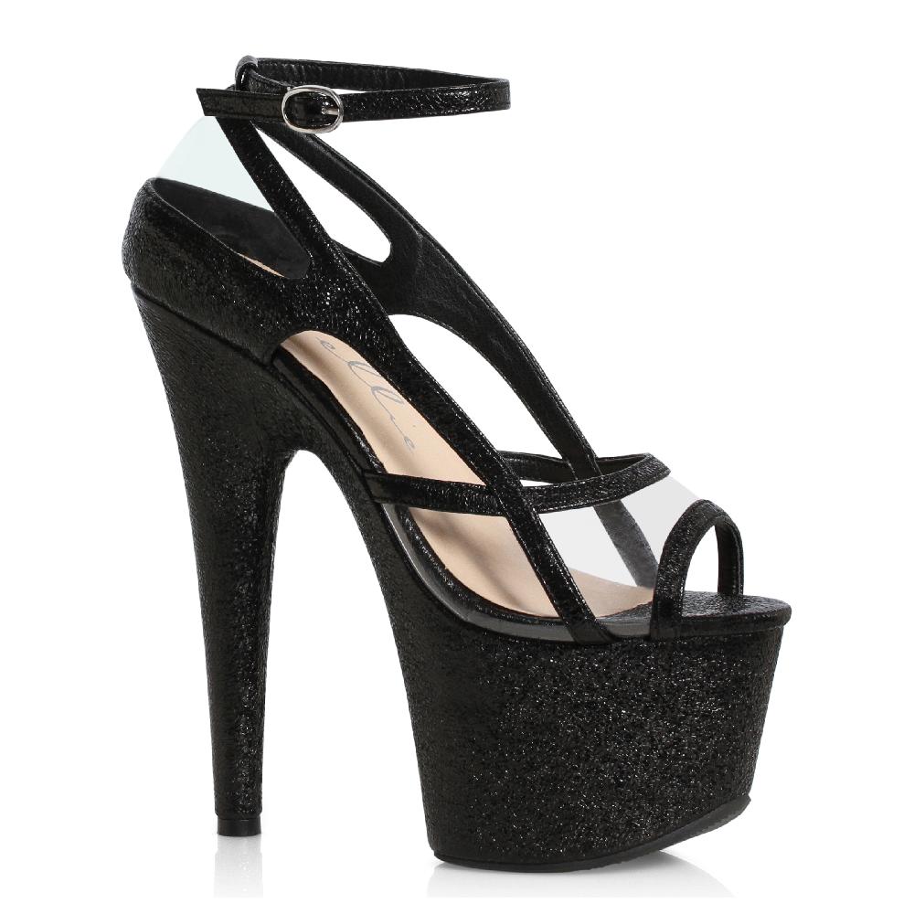 ellis curtain 7" Glitter Strap Sandal