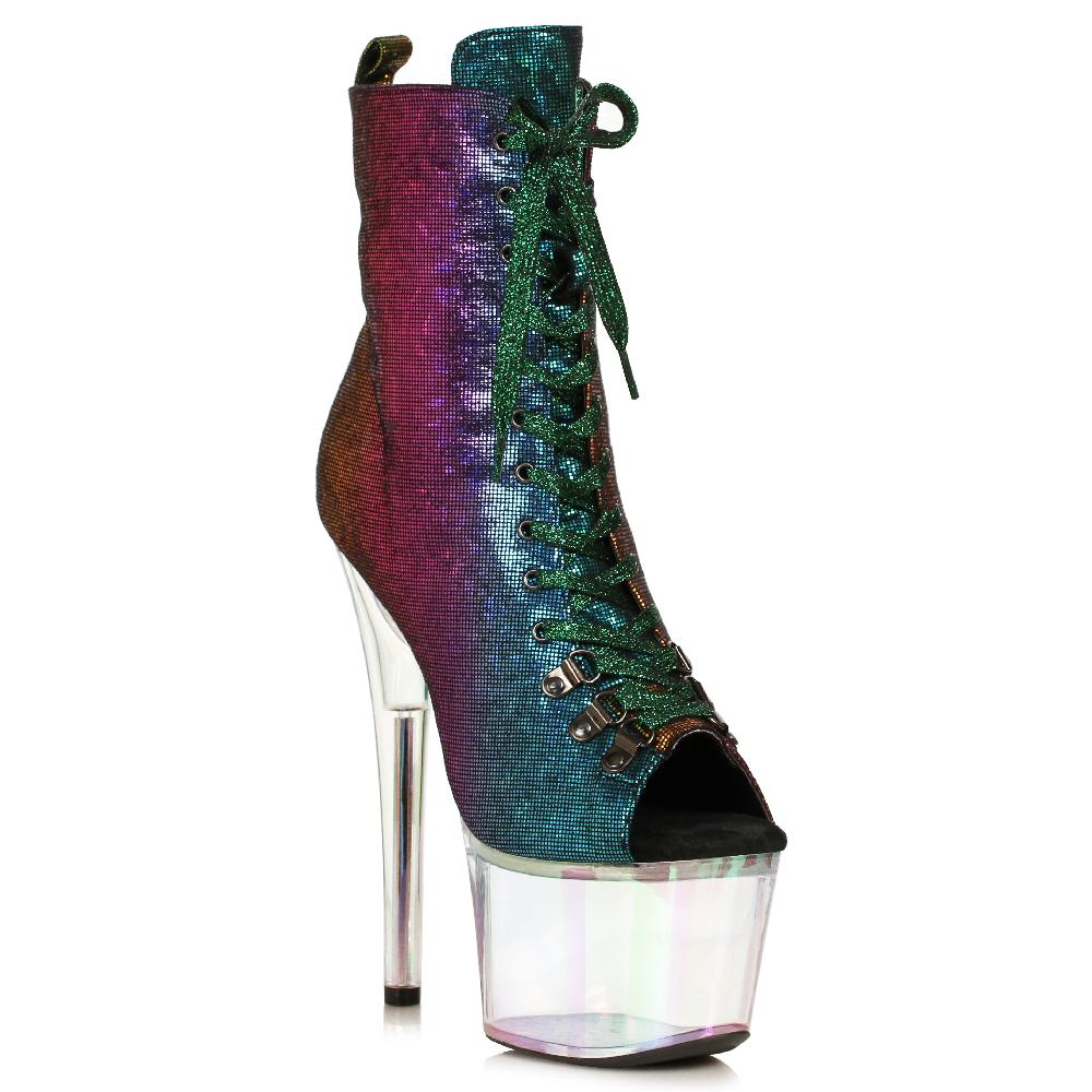 Ellis Curtain 7" Heel Lace Up Ankle Boots