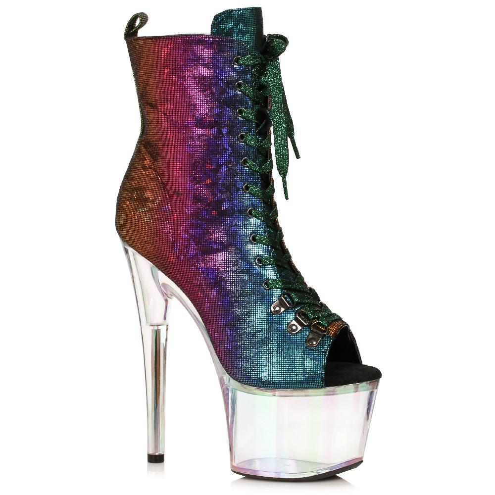 ellis curtain 7" Heel Lace Up Ankle Boots