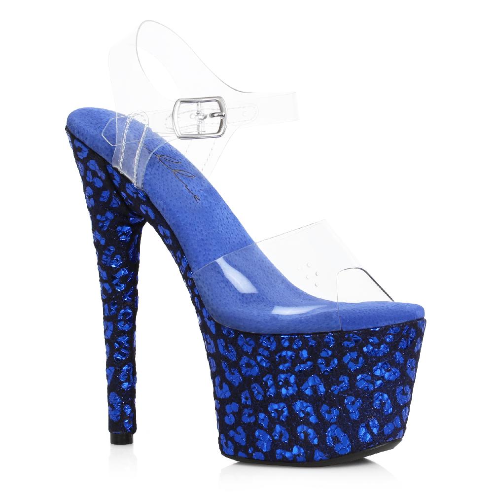 ellis curtain 7" LEOPARD PRINT PLATFORM