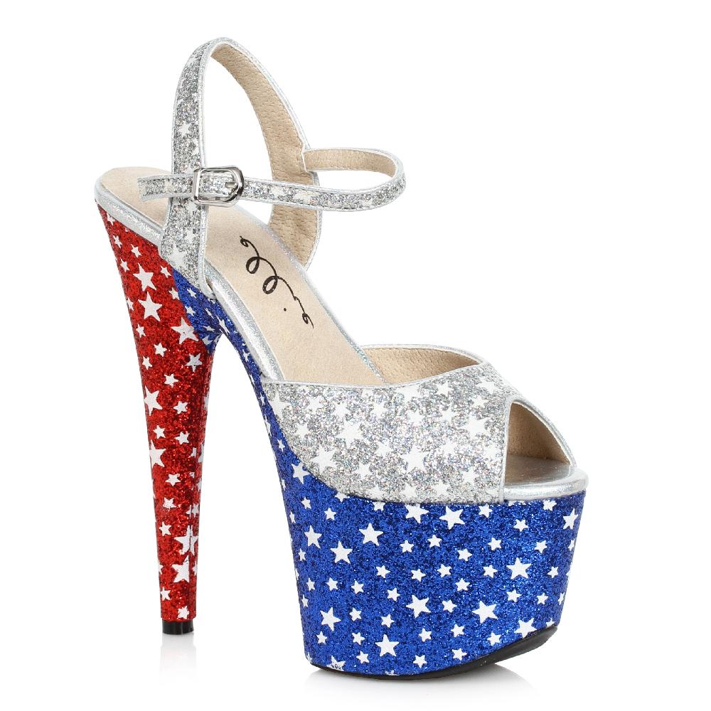 Ellis Curtain 7" Patriotic Star Sandal