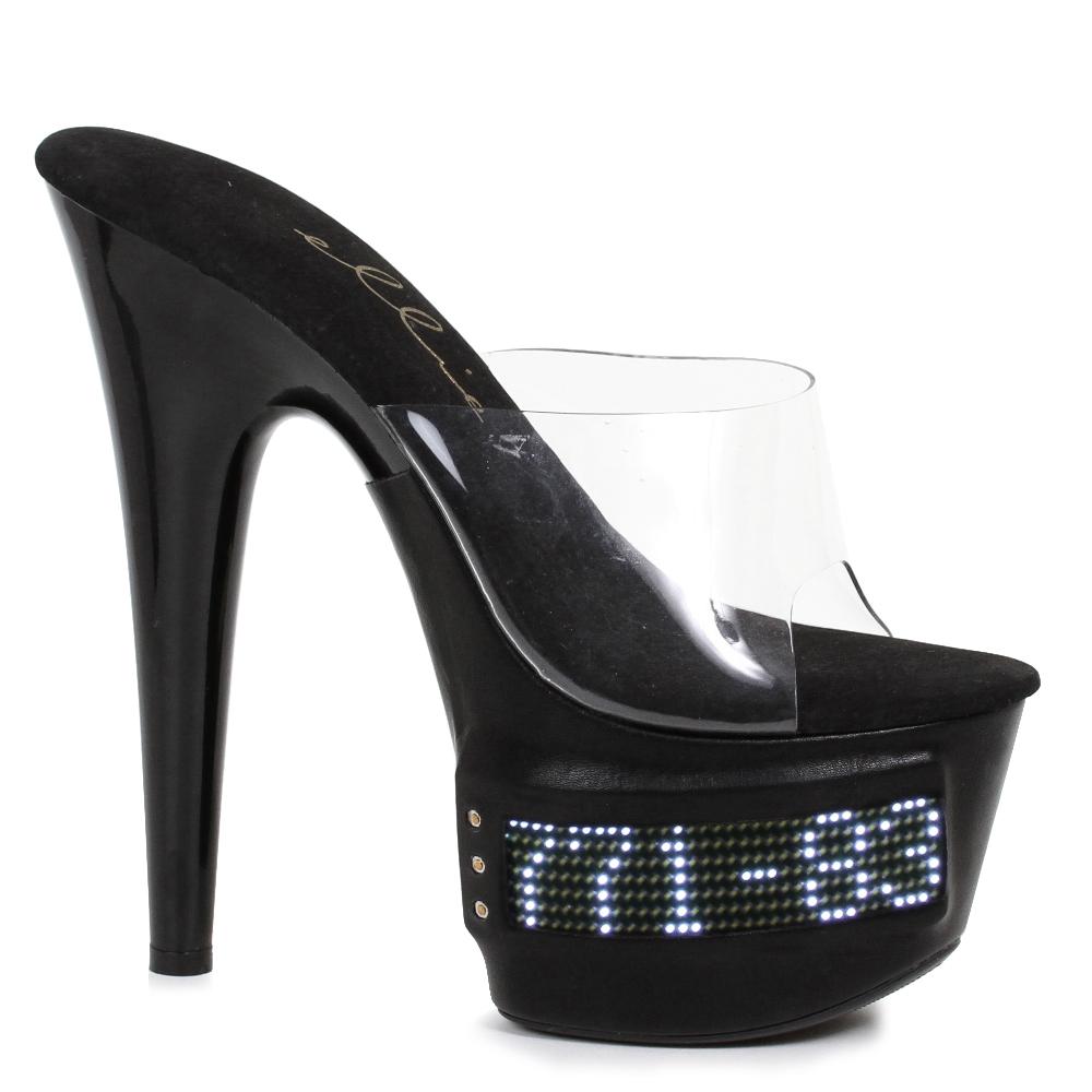 ellis curtain 7" Pointed Stiletto Mule LED