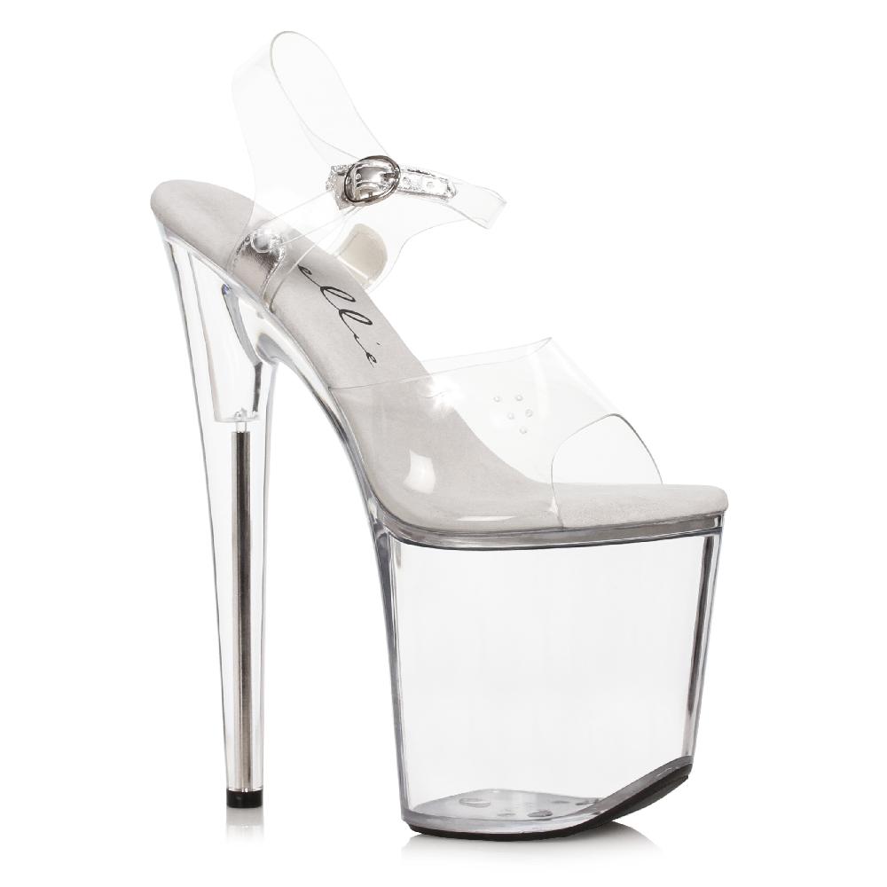 Ellis Curtain 8" HEEL CLEAR SANDAL