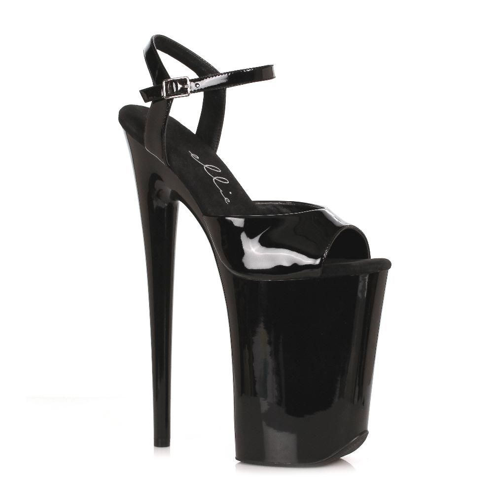 ellis curtain 9" Heel Stiletto Platform Sandal