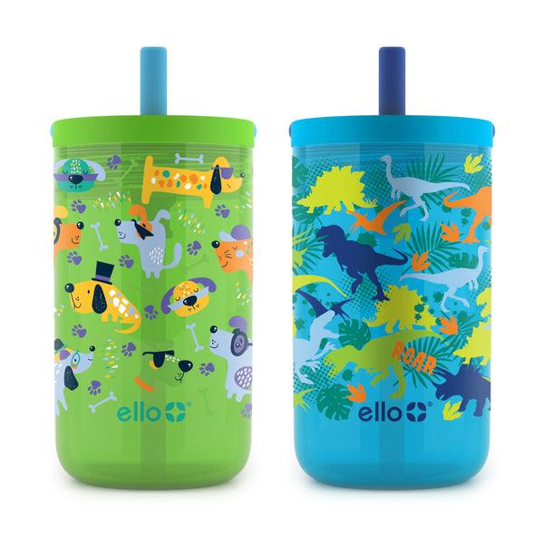 ello Bop 12oz Leakproof Kids Tumbler with Optional Straw Set of 2