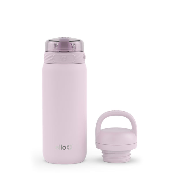 ello Cooper Combo Stainless Steel Water Bottle with Two Lids